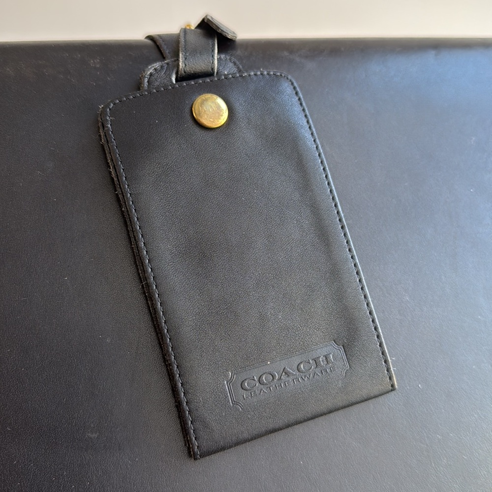 ULTRA RARE! Coach Vintage Classic Legacy Hardshell Briefcase in Black Leather - Picture 13 of 16